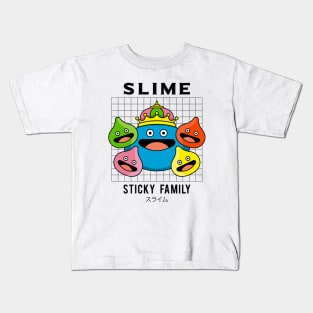 Slime Family Kids T-Shirt